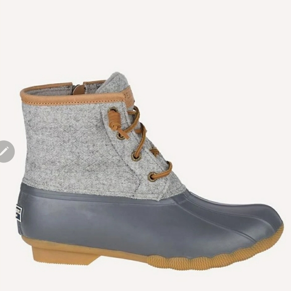 Sperry Shoes - SPERRY SALTWATER EMBOSSED WOOL BOOTS - 10